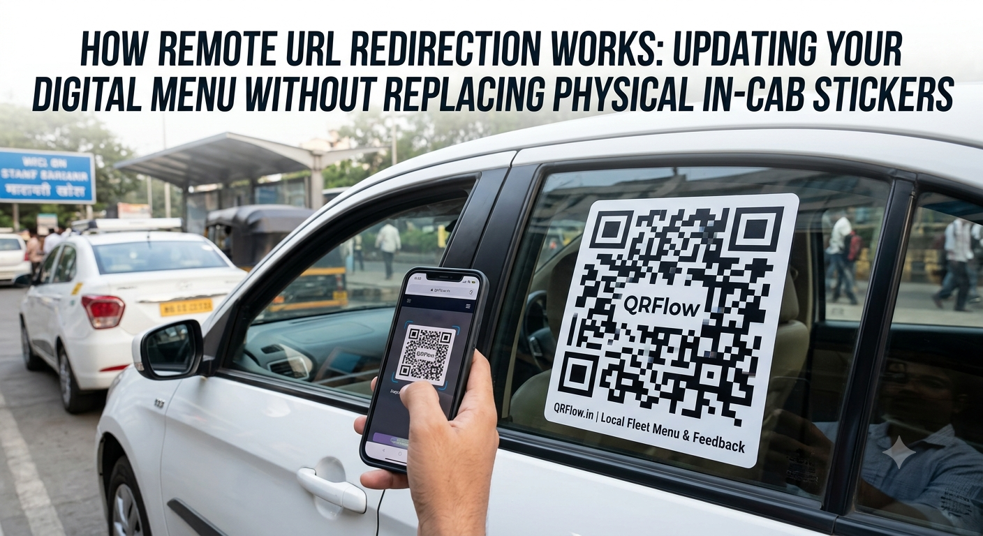 How Remote URL Redirection Works: Updating Your Digital Menu Without Replacing Physical In-Cab Stickers